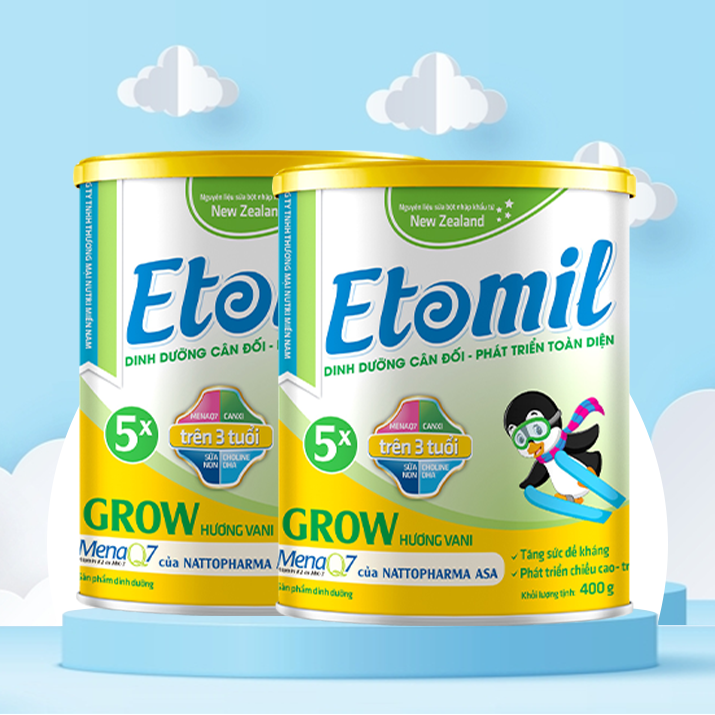 [Combo 2 hộp] Etomil 5X Grow