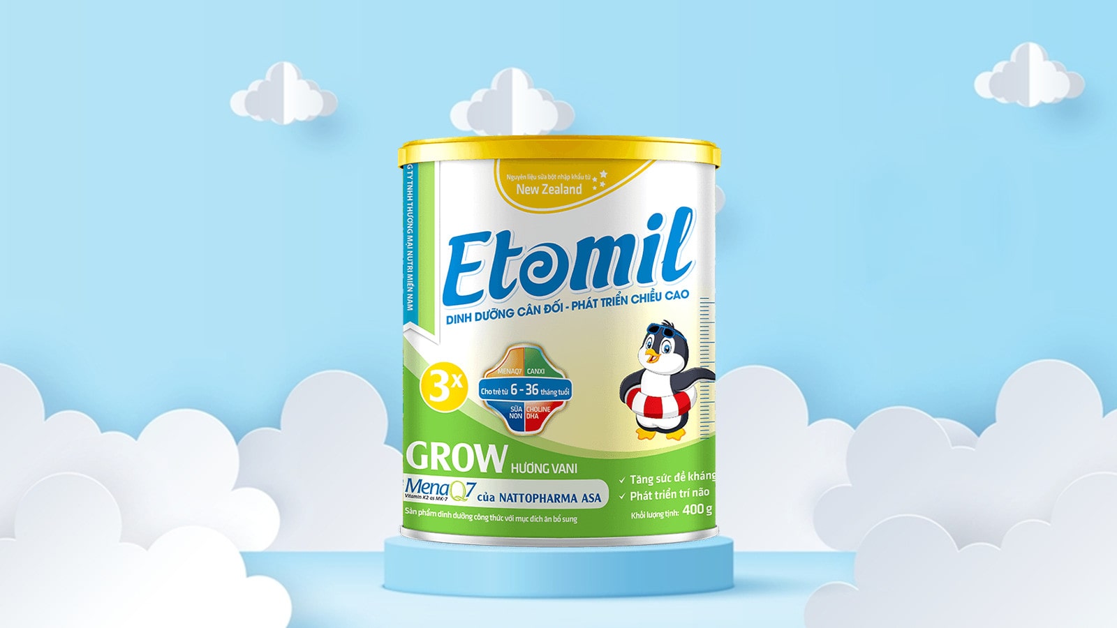 Sữa Tăng Chiều Cao Etomil 3X Grow Có Hiệu Quả Không?
